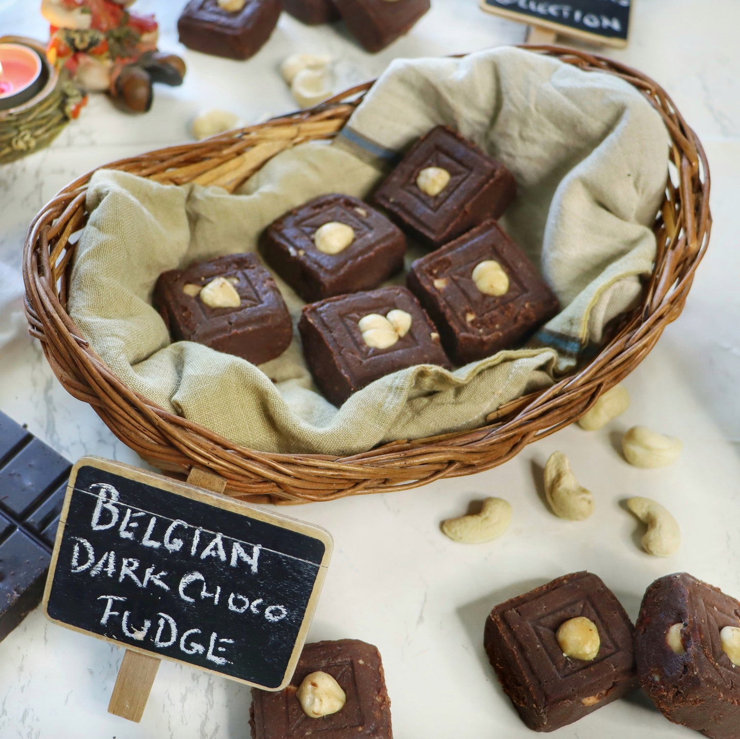 Belgian Dark Chocolate Fudge | Premium Gifting Pack | Sugar-free, Gluten-free & Plant-based