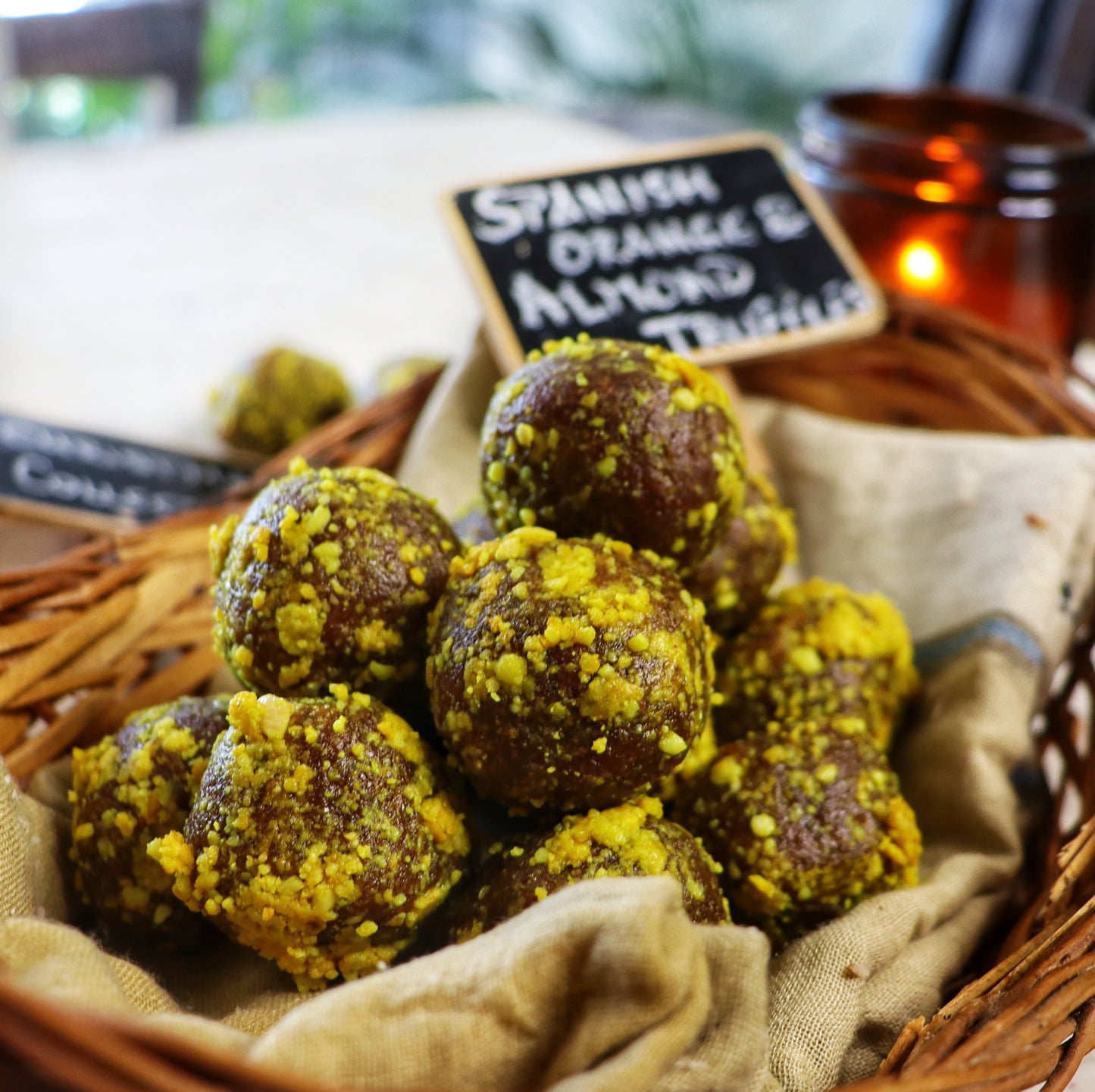 Spanish Orange & Almond Truffles | Premium Gift Boxes | Sugar-free, Gluten-free & Plant-based