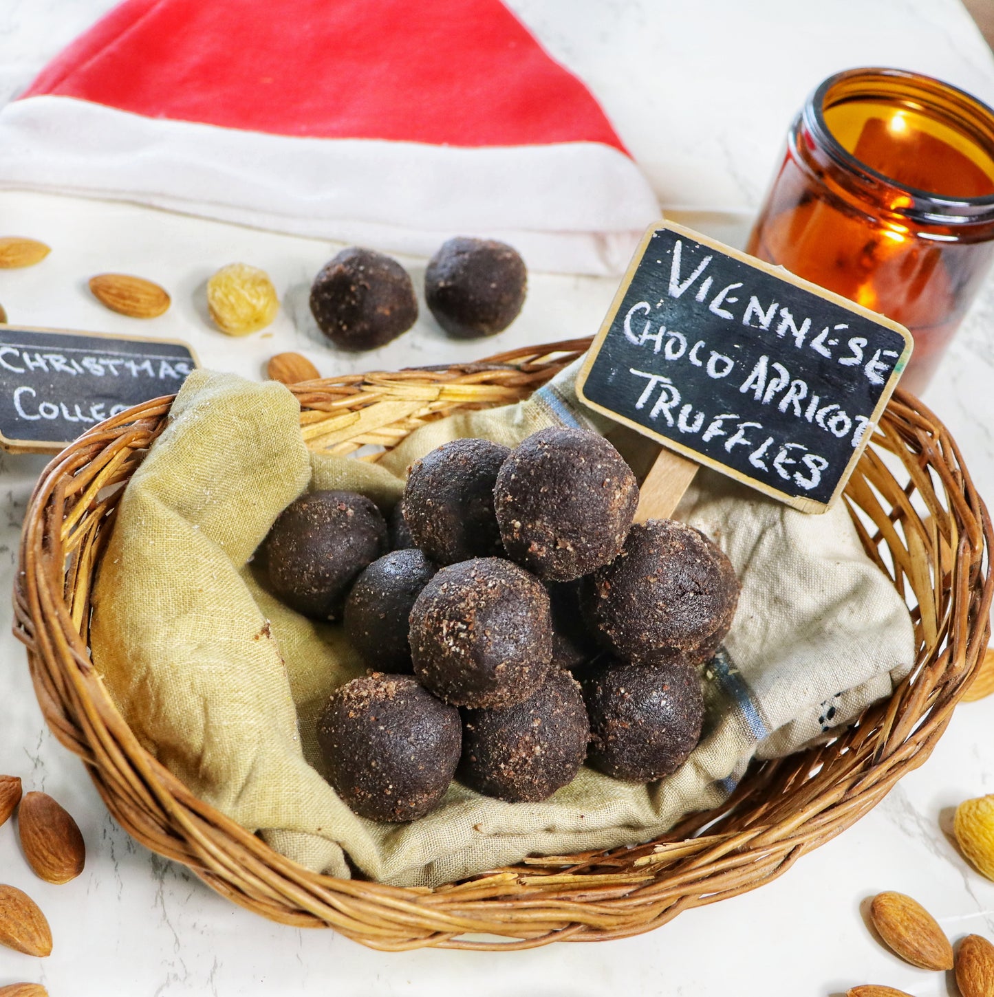 Viennese Sachertorte Chocolate & Apricot Truffles | Premium Gift Boxes | Sugar-free, Gluten-free & Plant-based