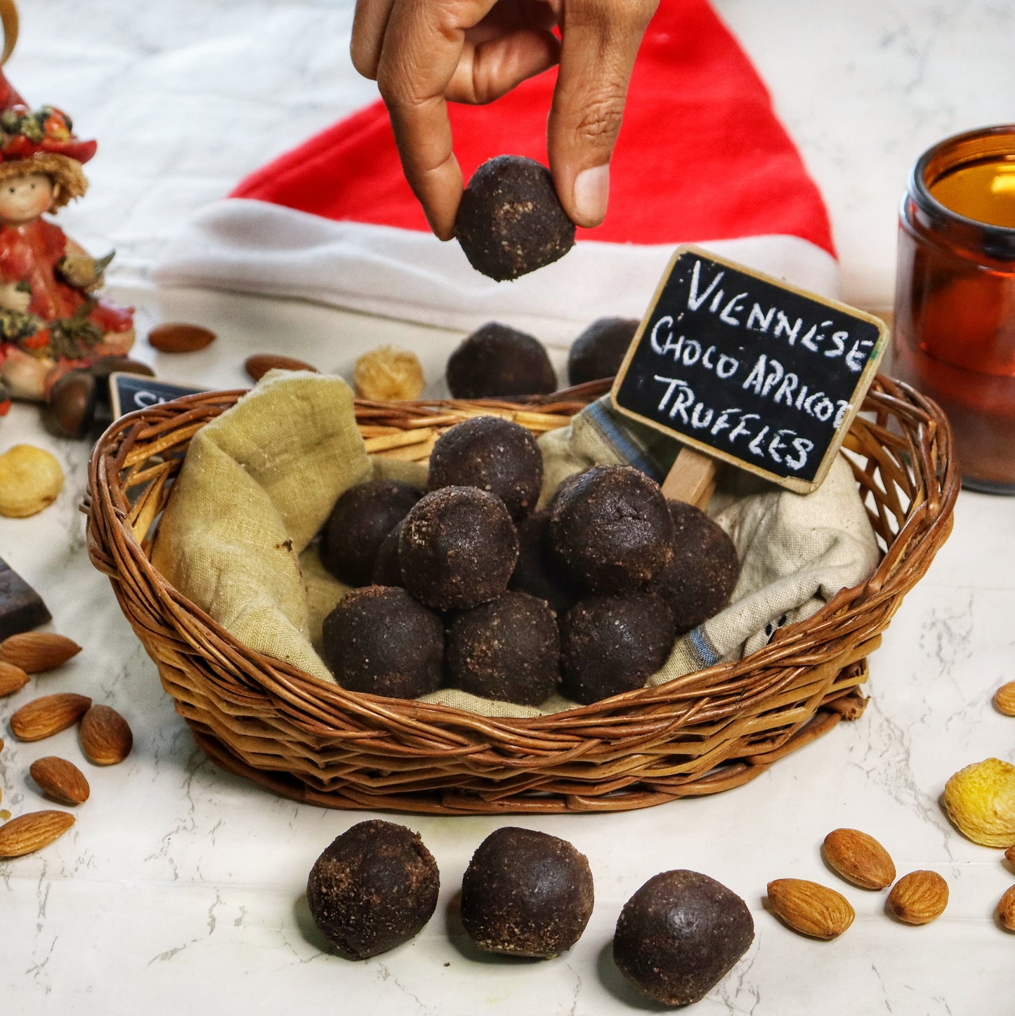 Viennese Sachertorte Chocolate & Apricot Truffles | Premium Gift Boxes | Sugar-free, Gluten-free & Plant-based