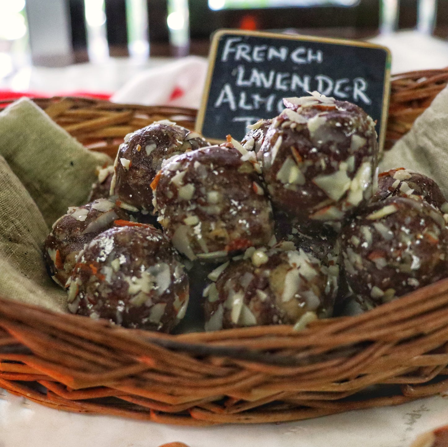 French Lavender Almond Truffles | Premium Gift Boxes | Sugar-free, Gluten-free & Plant-based