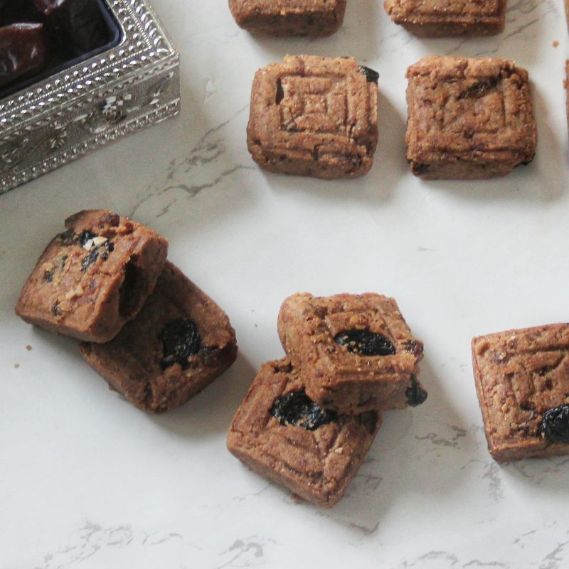 Dry Fruit Butter Cookies | Gluten-free, Sugar-free, Wholegrain & Plant-based