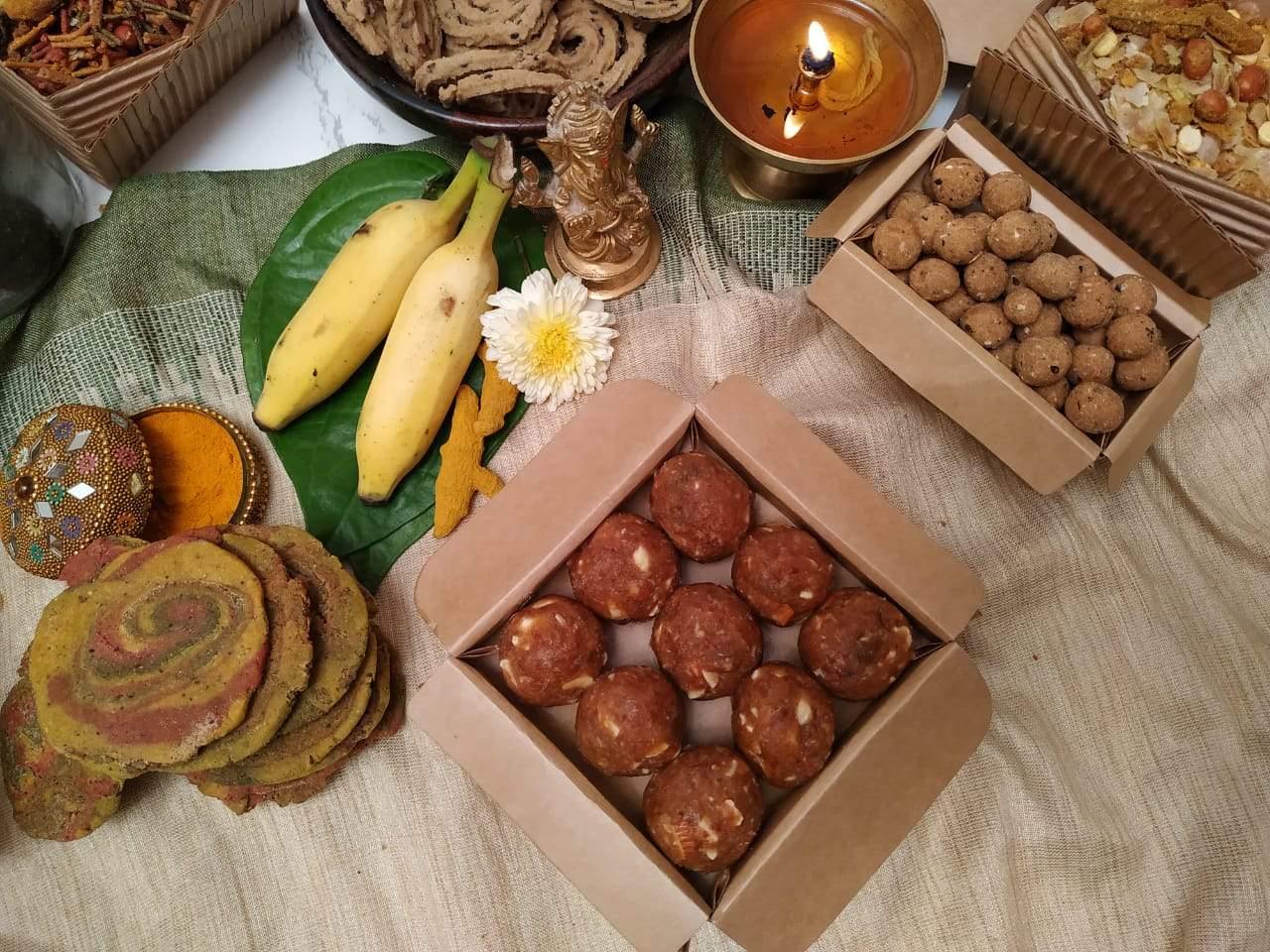 Dry Fruit Ladoo 200g - Sampoorna Ahara - Healthy Food, Food Delivery, Food Order Online, Healthy Snacks, Healthy Breakfast, Sourdough Breads, Sugar-free Desserts