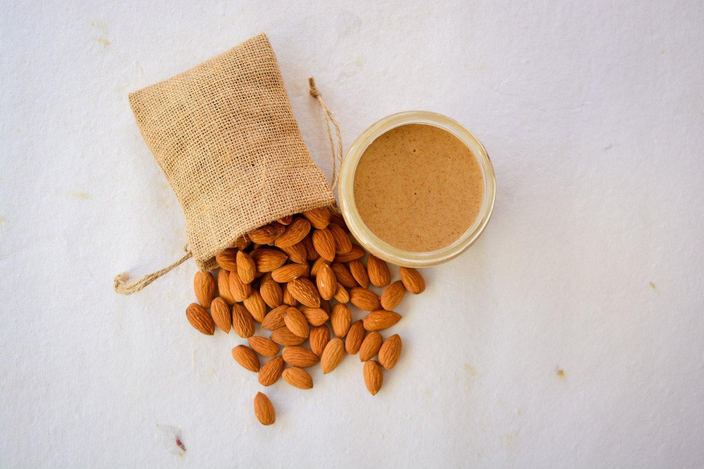 Raw Almond Butter - 300g (no oil, sugar-free) - Sampoorna Ahara - Healthy Food, Food Delivery, Food Order Online, Healthy Snacks, Healthy Breakfast, Sourdough Breads, Sugar-free Desserts