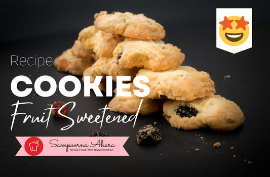 Fruit sweetened cookies recipe