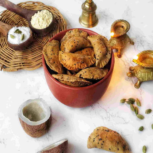 Date Sweetened Karanji