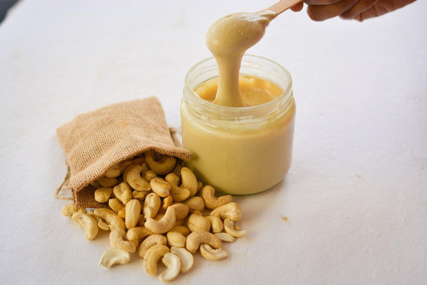 Creamy 100% Cashew Butter (300g) - Sampoorna Ahara - Healthy Food, Food Delivery, Food Order Online, Healthy Snacks, Healthy Breakfast, Sourdough Breads, Sugar-free Desserts