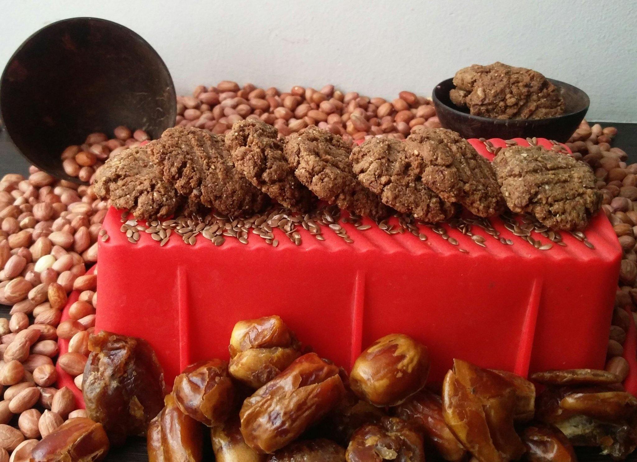 Crunchy Peanut Butter Cookies(200g) Gluten-Free - Sampoorna Ahara - Healthy Food, Food Delivery, Food Order Online, Healthy Snacks, Healthy Breakfast, Sourdough Breads, Sugar-free Desserts