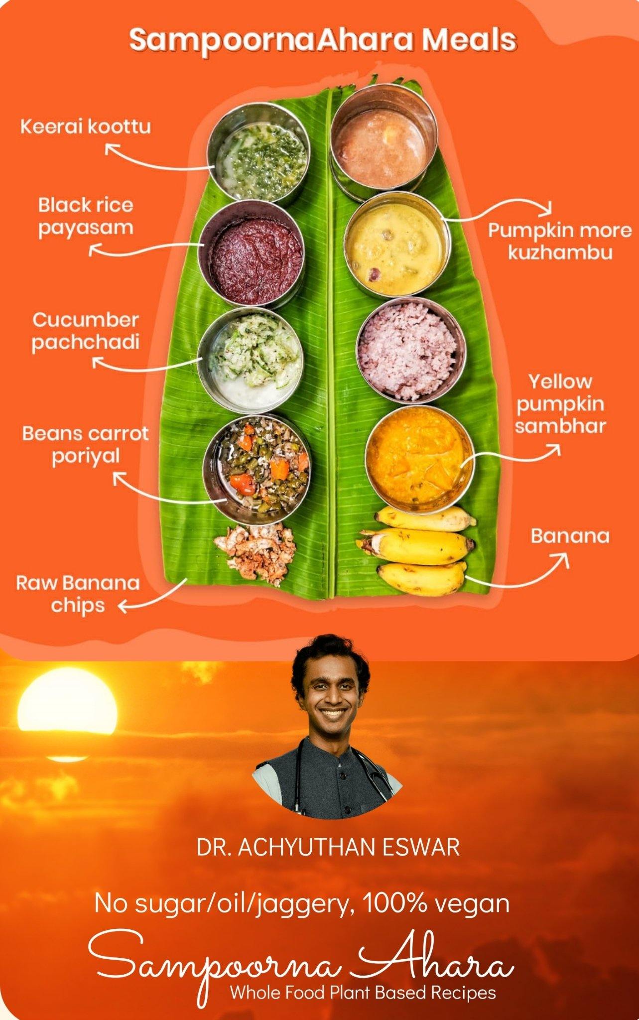 Whole Food Plant Based Recipes - Sampoorna Ahara - Healthy Food, Food Delivery, Food Order Online, Healthy Snacks, Healthy Breakfast, Sourdough Breads, Sugar-free Desserts